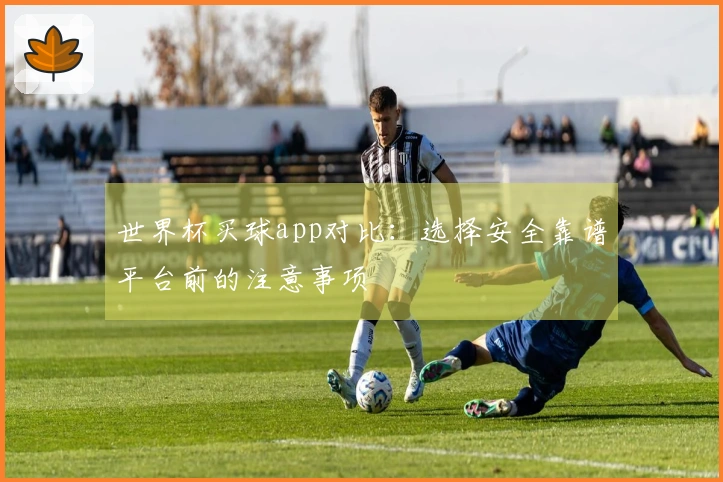 世界杯买球app对比：选择安全靠谱平台前的注意事项