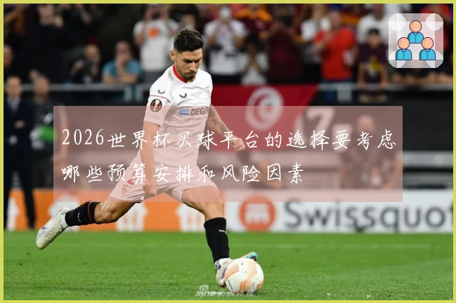 2026世界杯买球平台的选择要考虑哪些预算安排和风险因素