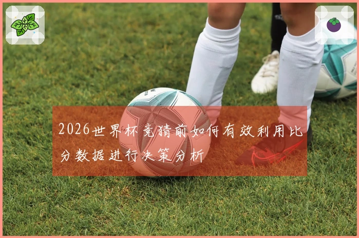 2026世界杯竞猜前如何有效利用比分数据进行决策分析